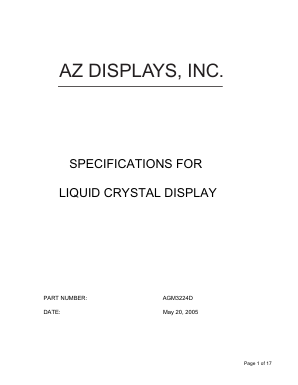 AGM3224D-FLW-FBW Datasheet PDF AZ Displays