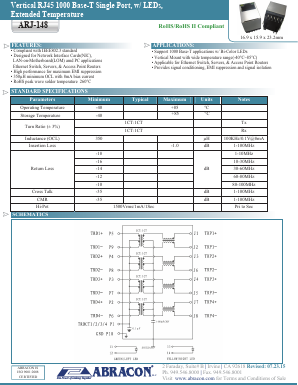 ARJ-148 Datasheet PDF Abracon Corporation