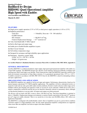 RHD5902-201-1S Datasheet PDF Aeroflex Corporation