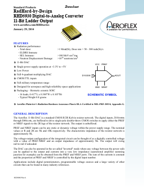 RHD5930-201-2S Datasheet PDF Aeroflex Corporation