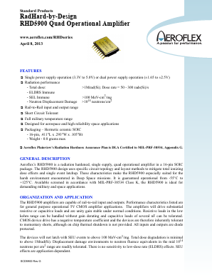 RHD5900-201-1S Datasheet PDF Aeroflex Corporation
