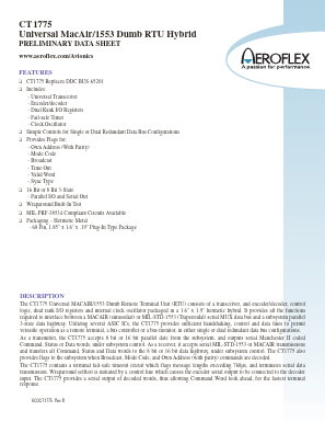 1775 Datasheet PDF Aeroflex Corporation