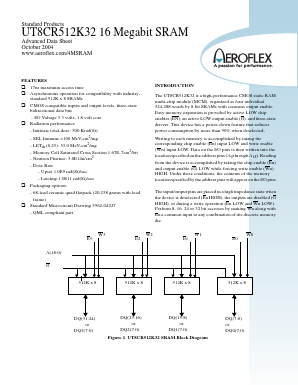 5962F-0422701QXA Datasheet PDF Aeroflex Corporation