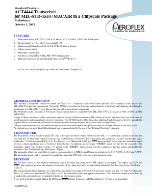 4444 Datasheet PDF Aeroflex Corporation