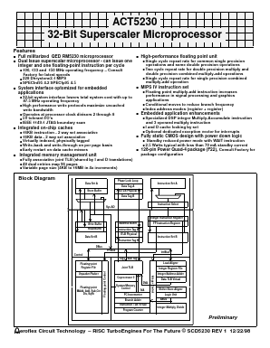 ACT-5230 Datasheet PDF Aeroflex Corporation