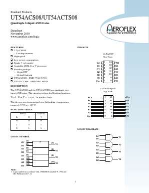 5962H9651901VCA Datasheet PDF Aeroflex Corporation