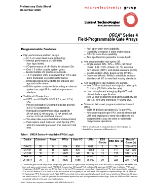 OR4E10-1BM680 Datasheet PDF Agere -> LSI Corporation