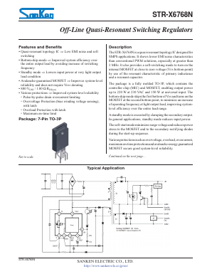 STR-X6768N Datasheet PDF Allegro MicroSystems