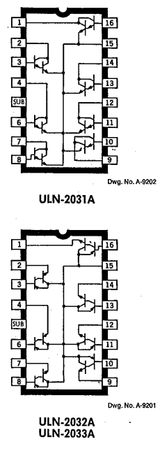 ULN-2033A Datasheet PDF Allegro MicroSystems