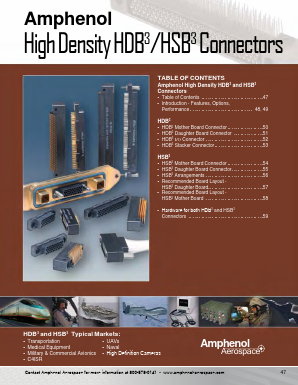 HDB-M4-120C246X Datasheet PDF Amphenol Aerospace