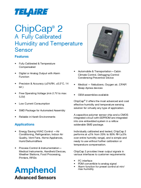 CHIPCAP2 Datasheet PDF Amphenol Aerospace