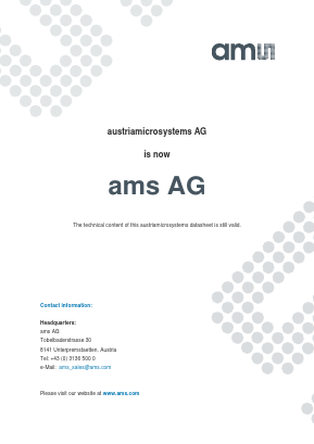 AS1331 Datasheet PDF austriamicrosystems AG