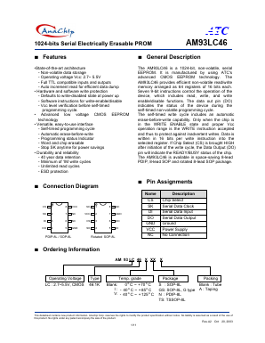 AM93LC46TS Datasheet PDF Anachip Corporation