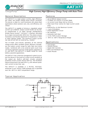 AAT3177 Datasheet PDF Analog Technology Inc