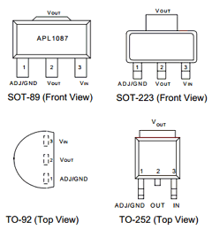 APL1087-18UC-TRL Datasheet PDF Anpec Electronics