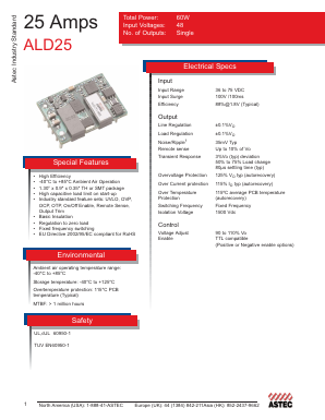 ALD12A48-6SL Datasheet PDF Astec Semiconductor => Silicon Link
