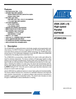 5962-8863403UX Datasheet PDF Atmel Corporation