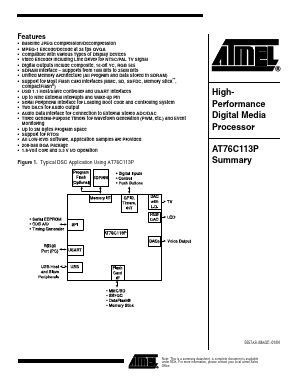 AT76C113-P Datasheet PDF Atmel Corporation