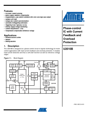 U2010B-XFPG3Y Datasheet PDF Atmel Corporation