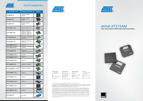 AT91SAM9G35-EK Datasheet PDF Atmel Corporation