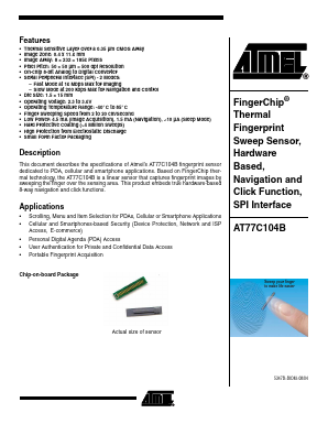 AT77C104B Datasheet PDF Atmel Corporation