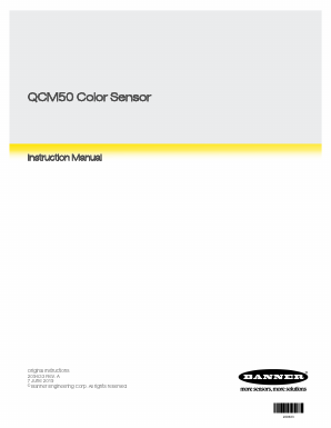 QCM50-K3D40-Q8-5 Datasheet PDF Banner Engineering Corp.