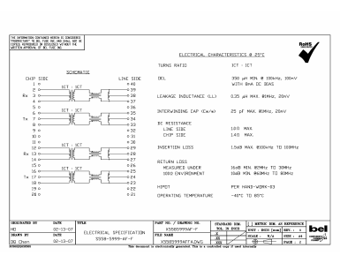 S558-5999-AF-F Datasheet PDF Bel Fuse Inc.