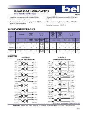 S558-5999-E4 Datasheet PDF Bel Fuse Inc.