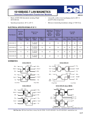 S558-5999-Z6 Datasheet PDF Bel Fuse Inc.