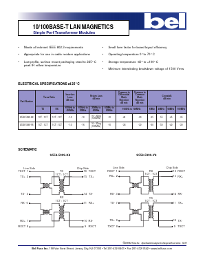 S558-5999-K8 Datasheet PDF Bel Fuse Inc.