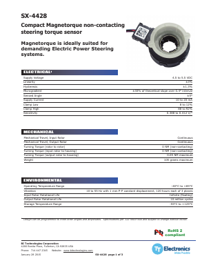 SX-4428 Datasheet PDF BI Technologies