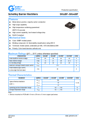 SH32BF Datasheet PDF Galaxy Semi-Conductor