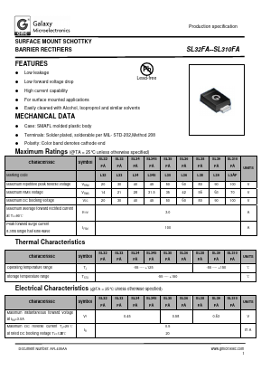 L38 Datasheet PDF Galaxy Semi-Conductor