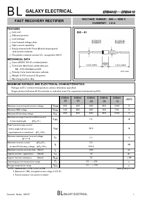 ERB44-02 Datasheet PDF Galaxy Semi-Conductor