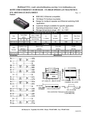 40ST1041AX_M Datasheet PDF Bothhand USA, LP.