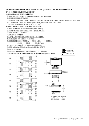 40ST1041L Datasheet PDF Bothhand USA, LP.