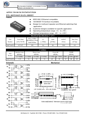 40ST1041N Datasheet PDF Bothhand USA, LP.