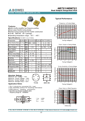 HE721 Datasheet PDF BOWEI Integrated Circuits CO.,LTD.