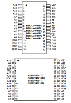 BS62LV4001PI Datasheet PDF Brilliance Semiconductor