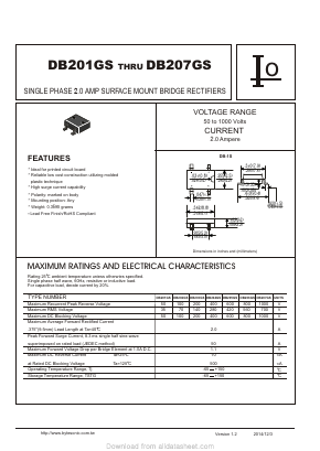 DB202GS Datasheet PDF Bytesonic Electronics Co., Ltd.
