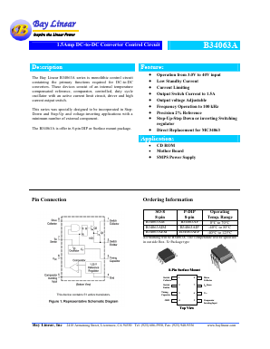 B34063AM Datasheet PDF Bay Linear