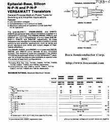 2N6110 Datasheet PDF Boca Semiconductor