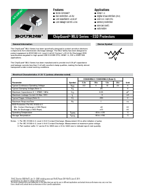 CG0603MLU-12E Datasheet PDF Bourns, Inc