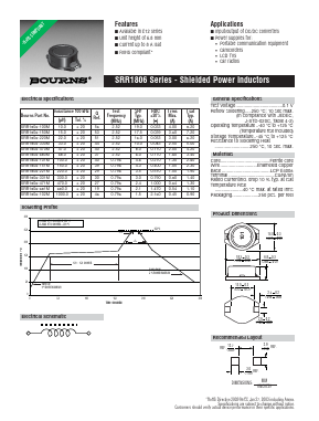 SRR1806 Datasheet PDF Bourns, Inc