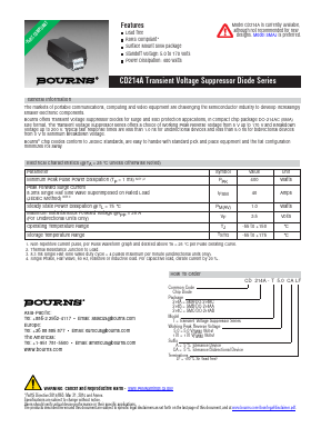 CD214A-T11A Datasheet PDF Bourns, Inc