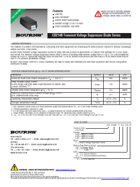 CD214B-T20A Datasheet PDF Bourns, Inc