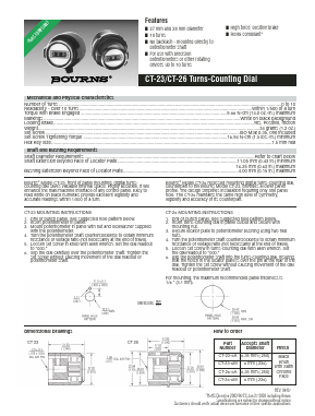 CT-23-6A Datasheet PDF Bourns, Inc