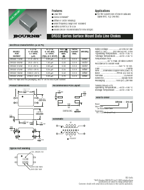 DR332-475AE Datasheet PDF Bourns, Inc