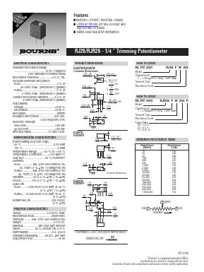 RJR26FP101M Datasheet PDF Bourns, Inc