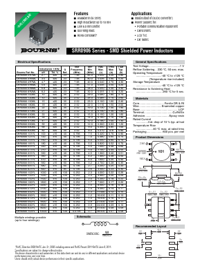 SRR0906-221YL Datasheet PDF Bourns, Inc